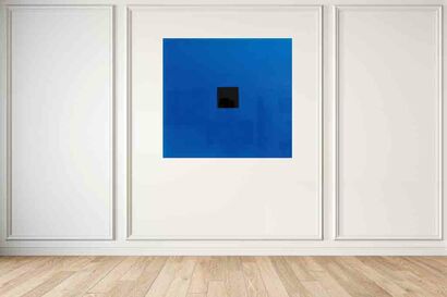 Black in blue - a Sculpture & Installation Artowrk by ana cruz marzo